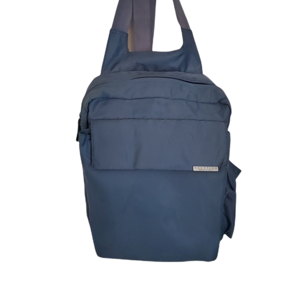 Kenneth Cole Reaction Gray Blue Spacey Y2K Mini Backpack - Picture 5 of 15